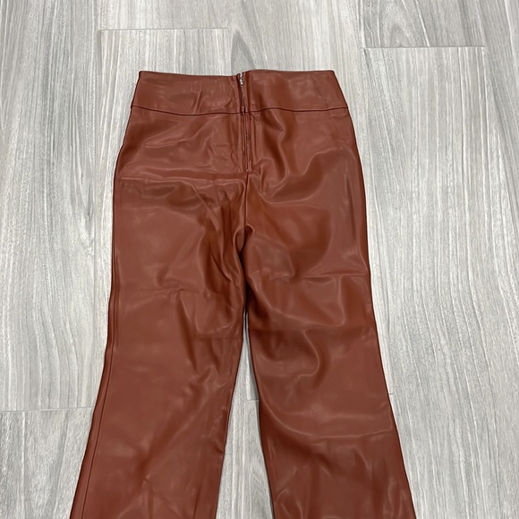 BLANKNYC brown vegan leather flared pants - Picture 10 of 11